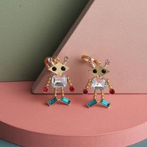 Robot earrings